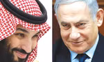 Thái tử Ả-rập Xê-út Mohammed bin Salman (trái) và Thủ tướng Israel Benjamin Netanyahu. (Ảnh: Reuters) 