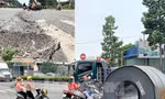 Siết quản lý những 'hung thần' container chở cuộn thép khủng