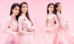 Á hậu Phương Anh đọ nhan sắc đỉnh cao với Hoa hậu Quốc tế 2019 trong tà áo dài Việt Nam