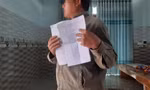 Ông Cường làm đơn tố cáo ông Quảng "xù nợ"