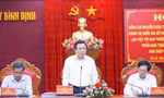 Đoàn công tác Trung ương làm việc với lãnh đạo tỉnh Bình Định và Gia Lai