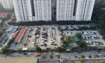 Cả 2 bãi xe lậu tại ô đất CC6 Linh Đàm vẫn đang hoạt động
