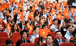 Toàn cảnh phiên trọng thể Đại hội đại biểu toàn quốc Hội Sinh viên Việt Nam lần thứ XI