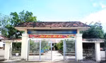 Ngôi trường nơi ông K. công tác. Ảnh: Trần Hoàn