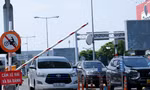 Hình ảnh lần đầu thử nghiệm thu phí tự động vào sân bay Tân Sơn Nhất