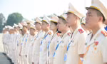 Đoàn đại biểu Đại hội Đoàn TNCS Hồ Chí Minh Bộ Công an báo công dâng Bác