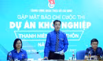 Anh Ngô Văn Cương phát biểu tại chương trình. Ảnh: Dương Triều