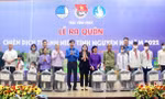 Khởi công công trình cột mốc Trường Sa, khánh thành sân chơi thiếu nhi