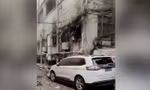 Hiện trường vụ nổ. Ảnh: Weibo