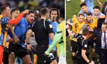 Cầu thủ Uruguay đuổi theo 'hỏi tội' trọng tài sau khi bị loại khỏi World Cup 2022 