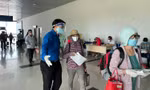 Đoàn viên thanh niên tình nguyện Hải Phòng hỗ trợ công tác phòng chống dịch tại Sân bay quốc tế Cát Bi.