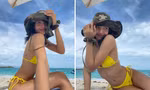 Lisa (BlackPink) tung ảnh bikini đón năm mới