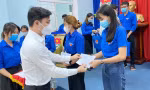 Bí thư T.Ư Đoàn Nguyễn Minh Triết trao học bổng tiếp sức học sinh, sinh viên Bình Định