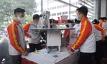 Các thí sinh tham gia vòng chung kết cuộc thi Công nghệ trí tuệ Student Chie-Tech” năm 2020