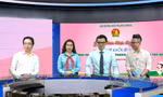 Các đại biểu giao lưu tại chương trình
