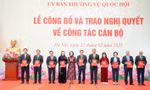 Công bố nghị quyết của Ủy ban Thường vụ Quốc hội về công tác cán bộ