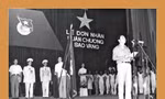 Bí thư thứ nhất T.Ư Đoàn Vũ Mão trong buổi Lễ Đoàn TNCS Hồ Chí Minh đón nhận Huân Chương Hồ Chí Minh
