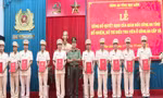Công an Bạc Liêu công bố Quyết định bổ nhiệm Điều tra viên cấp xã