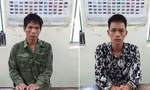 Tạm giữ cha con vàng tặc vác xẻng đánh 3 cảnh sát bị thương