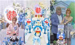 Đám cưới ngập tràn Doraemon của cô dâu miền Tây 