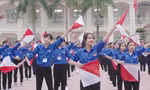 300 đoàn viên đồng diễn trên nền nhạc ca khúc Sứ mệnh thanh niên
