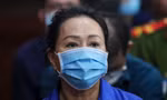 Bà Trương Mỹ Lan tại phiên tòa. Ảnh: Duy Anh.
