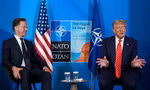 Tổng thư ký NATO Mark Rutte trong cuộc gặp Tổng thống Mỹ Donald Trump tại Hà Lan ngày 25/6. (Ảnh: AP)
