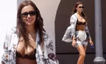 Irina Shayk khoe gần trọn ngực trên phố giữa thông tin vẫn hẹn hò Kanye West 