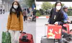 Sinh viên lỉnh kỉnh đồ đạc, mang quà về cho mẹ dịp cuối năm