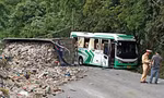 Xe tải tông khách trên đèo Bảo Lộc, 4 du khách nước ngoài bị thương