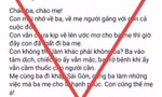 Hai tài khoản facebook bị phạt vì chia sẻ tin ‘bác sĩ rút ống thở của mẹ cứu sản phụ'