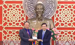 T.Ư Đoàn Thanh niên Nhân dân cách mạng Lào chào xã giao lãnh đạo tỉnh Nghệ An