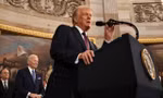 Ông Trump chỉ nhắc tên Trung Quốc một lần trong phát biểu nhậm chức