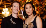 Ông chủ Facebook Mark Zuckerberg và vợ gây chú ý ở tiệc cưới 120 triệu USD