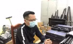 Đối tượng Dương tại Cơ quan Công an