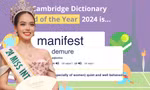 Từ vựng 2024: Manifest có Hoa hậu Thanh Thủy bảo chứng, bản gốc "dịu kha" góp mặt