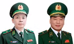 Thiếu tướng Lê Quang Đạo (bên phải) và Thiếu tướng Hoàng Hữu Chiến