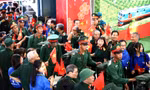 Đoàn quân tham gia diễu binh căng tràn sức trẻ