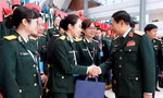 Đại tướng Phan Văn Giang với người trẻ Quân đội tại ngày hội lớn 