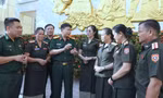 Sĩ quan Quân đội Lào học tập nghiệp vụ công tác thanh niên tại Việt Nam
