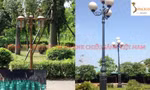 Những mẫu cột trụ đèn sân vườn chiếu sáng và trang trí không gian ngoại thất hoàn hảo