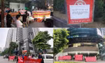Dân chung cư rầm rộ băng rôn phản đối 'chiêu' cắt điện, cắt nước của chủ đầu tư