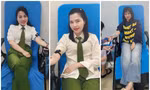 3 nữ cán bộ công an hiến máu cứu người ngày mùng 3 Tết