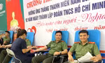 Cán bộ, chiến sĩ công an Nghệ An hiến máu tình nguyện
