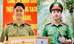 Những nam sinh trinh sát đạt danh hiệu Sinh viên 5 tốt cấp Trung ương