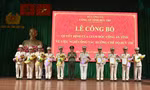 25 cán bộ lãnh đạo cấp phòng, huyện của Công an tỉnh Bến Tre nghỉ hưu trước tuổi
