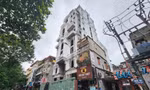 Một công trình xây dựng sai phép tại phố Đội Cấn, quận Ba Đình
