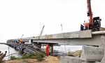 Dự án xây cầu Đại Ngãi 2 bứt tốc, sẵn sàng thông xe dịp 30/4