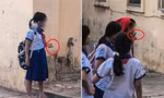 Xôn xao clip học sinh tiểu học hút thuốc trong trường