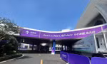 Sân vận động Liping sẵn sàng cho trận ra quân của Olympic Việt Nam với Mông Cổ ngày 19/9. (ảnh Nguyên Phong)